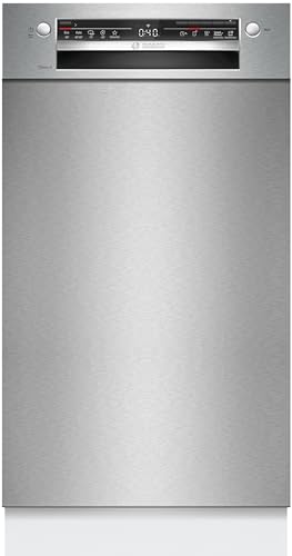 Bosch SPU2HMS42E, Serie 2, Smarter Geschirrspüler Unterbau, 45 cm breit, edelstahl, Besteckschublade, extra Trocknung auf Knopfdruck...