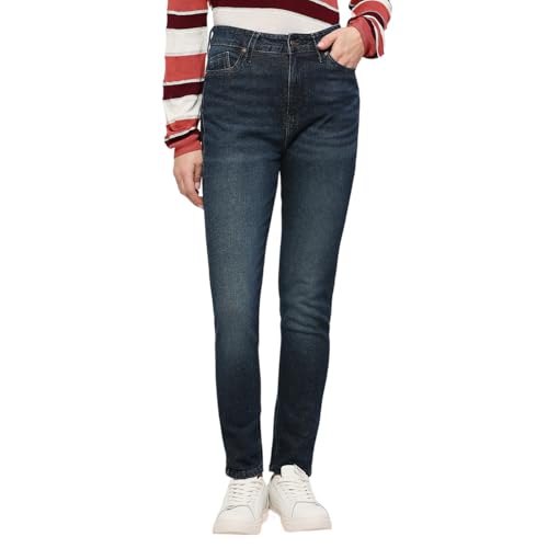 Image of Pepe Jeans Women Mid Rise Regular Fit Jeans