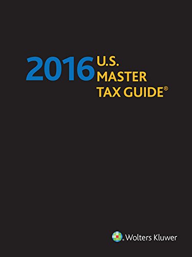 U.S. Master Tax Guide--Hardbound Edition (2016) 
