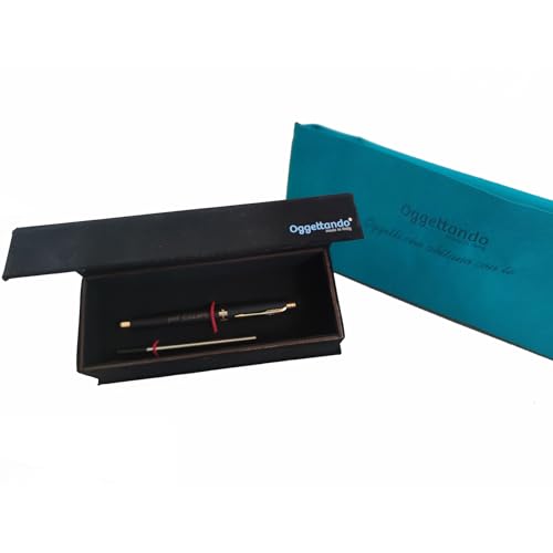 Penna a sfera, inchiostro nero con punta media; peso: 10 g, lunghezza: 140 mm