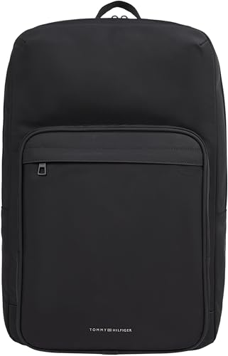 Tommy Hilfiger Mochila Hombre Square elegante, Negro (Black), Talla Única