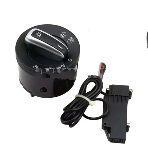 Bouton de phare pour Golf et plus interrupteur de commande d'éclairage avant auto - 5
