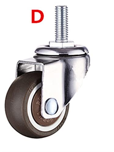 Ruedas para muebles con freno de tornillo para mesas de estudio 2