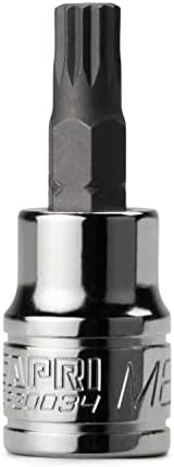 Capri Tools 30034 8mm XZN Triple Square Bit Socket with 3/8-Inch Drive, Model: CP30034