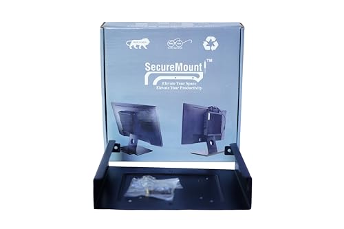 Image of SecureMount VESA Mount Compatible with Lenovo Thinkcentre Tiny ( Monitor - Under Desk & Wall Mount)