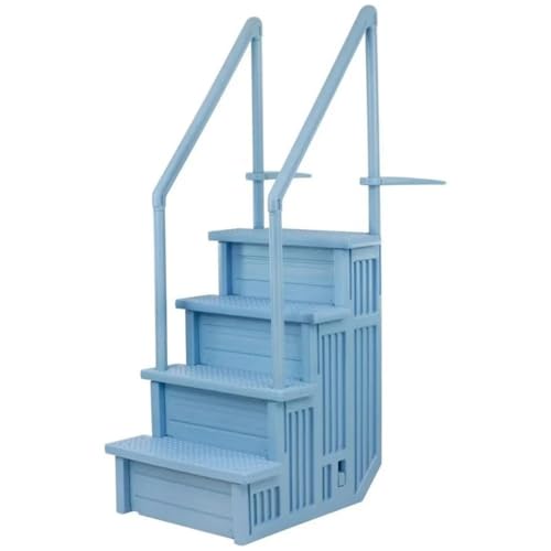 Escalera para piscina Tranquil Blue 81 pulgadas alto miniatura 1