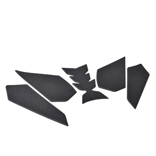 Autocollant réservoir ZX-4RR Kawasaki 2023-2025 protection latérale noire