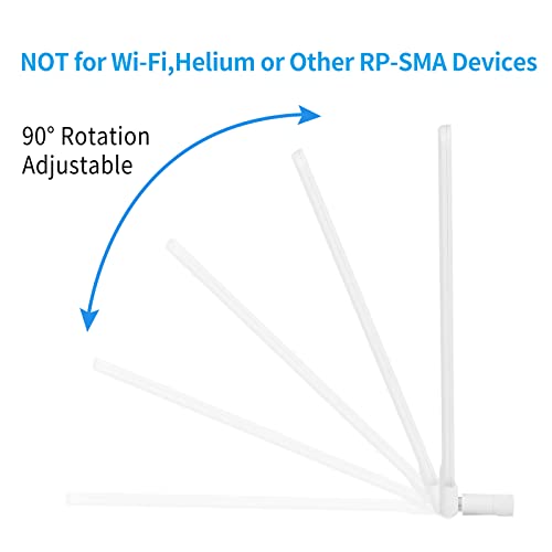 Nelawya 4G Lte/5G Sub-6 Antenna, Wide Band 8Dbi 600-3980Mhz Omni Directional Antenna With Sma Male Connector For Cpe Router,Mobile Hotspot,Wireless Range Extender,Cellular Trail Cameras White(2 Pack) #TOP4