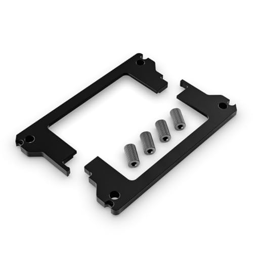 Soporte Alphacool XPX Pro/Eisbaer Pro para socket LGA 4677 y SP5 | Placa de montaje negra para disipadores de CPU miniatura 1