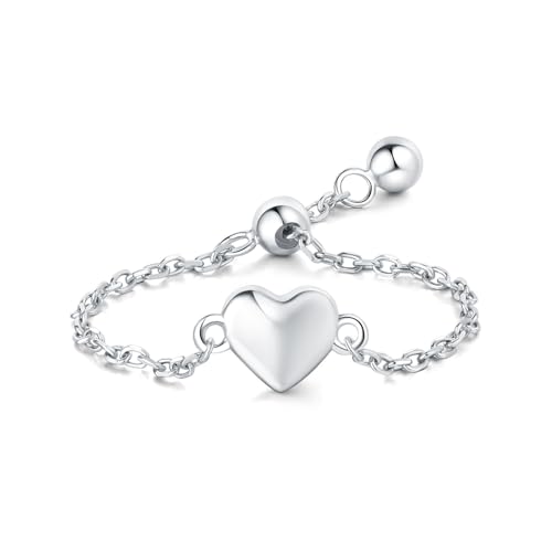 PANPOKI 925�X�^�[�����O�V���o�[�����O �����p �I�[�v���A�W���X�^�u�������O �p�[�\�i���e�B �X�^�b�L���O �����O �M�t�g �V���v�� �o�^�t���C �t�����[�����O S925 �X�^�[�����O�V���o�[ �n�[�g�����O ���u �a���� �W���G���[ �M�t�g, ��