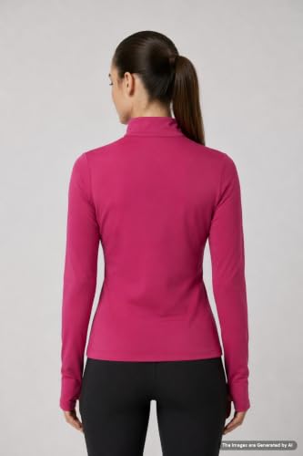 Image of PUMP'D Women's Jacket | Slim Fit | Thumb Hole Open Sleeve | With zipper | Perfect for workout