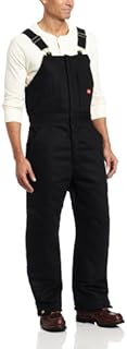 Dickies Men's Insulated Bib Overall, Black, Medium