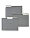 Gartner Studios Marble And Gold Foil Soft Touch File Folders, 6 count
