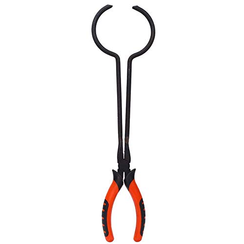 Crucible Tong Gold Melting Furnace Holder Clamp, Graphite Torch Melting Casting, Steel Crucible Tong Gold Melting Furnace Holder Clamp, Crucible Tongs for Casting Precious Metals Jewelry Making Tool