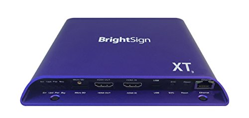 BRIGHTSIGN, TRUE 4K, DUAL VIDEO DECODE, ENTERPRISE HTML5 PLAYER WITH EXPANDED I/O PACKAGE, POE+ AND LIVE TV, REPLACED XD1132