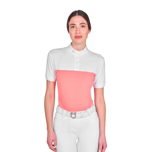 Polo femme demi-manches mesh L anti-transpiration haut chic