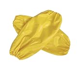 perfk Manchons imperméables résistants à l'usure élastiques Anti-Taches Fournitures de Nettoyage Manchons de Bras pour Nettoyer la Peinture Abattoirs fermes, Jaune