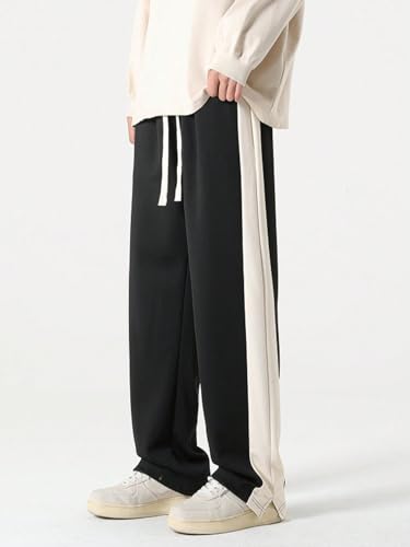 Image of GRECIILOOKS Men's Loose Mid Rise Casual Trousers Pants | Regular | Sports Stylish Track Pant | Sweatpants (Available in Plus Size)