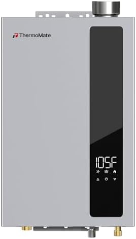 ThermoMate CZ480NG 5.28GPM Condensing Tankless Water Heater, 0.86...