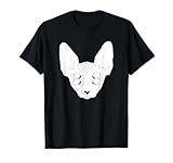 Chat Sphynx aux quatre yeux Chaton psychédélique effrayant T-Shirt