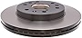ACDelco Gold 18A1705 Black Hat Front Disc Brake Rotor