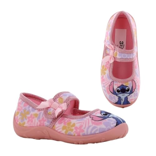 Leomil Lilo & Stitch Girls Chaussons Pantoufles Enfants 31, Idéal pour la maison et la Maternelle,...
