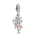 HuooNew Ocean Charm Fit Women Bracelet Necklaces 925 Sterling Silver Charms Summer Fashion DIY Jewelry