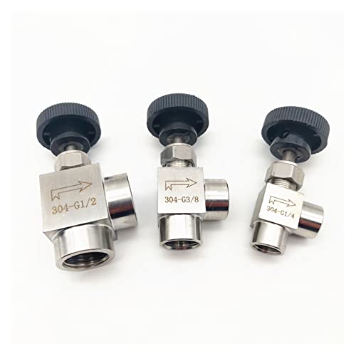 Vanne à globe en acier inoxydable 3/4 supérieure pour instrument