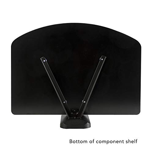 image for Atlantic AV Wall Mount Shelf for DVD Components, Set Top Boxes, Cable 