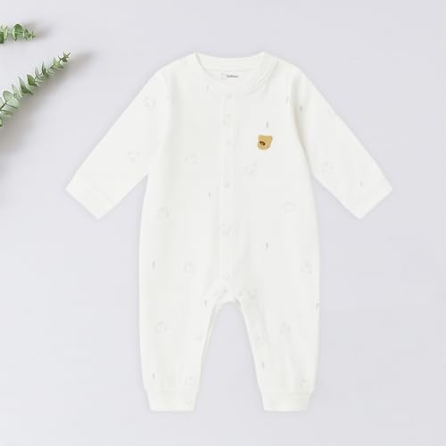 Image of Kidbea Soft Cotton Unisex Baby Onesie Romper | Cute & Multiple Prints Full Sleeve Sleepsuit for Infant | Comfortable Trendy Bodysuit