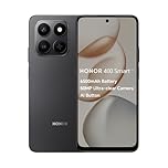 HONOR 400 Smart,5G Unlocked Mobile Phones,6.77-Inch 120Hz Eye Comfort Display,6350mAh Battery,50MP Ultra-clear Camera,Instant AI Button,4GB+128GB,5-star Drop Resistance,Dual SIM, Android 15,Black