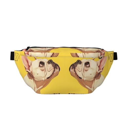 Sac banane de course à pied bouledogue léger sangle réglable