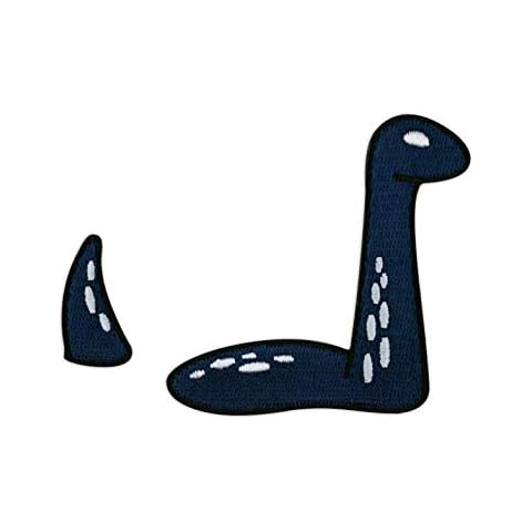 Winks For Days Loch Ness Monster Nessie Embroidered Iron-On Patch Cover