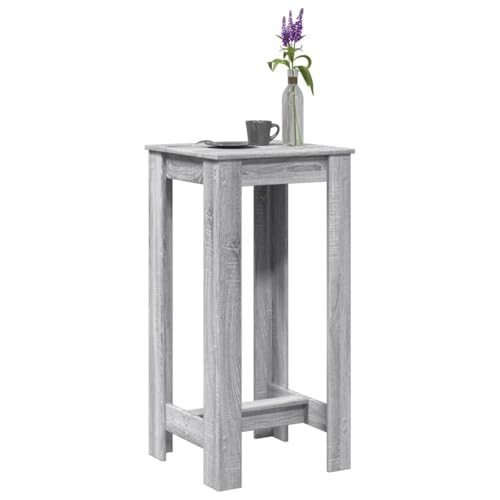 Mesa de cocina pequeña que ahorra espacio con estructura de madera alta y estable 2