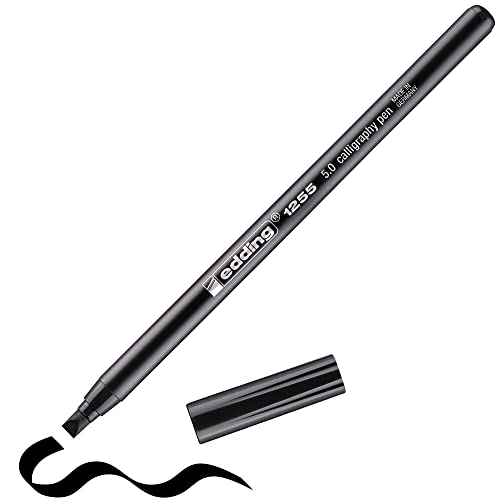 edding Kalligrafie-Stift edding 1255 calligraphy pen, 5,0 mm, schwarz