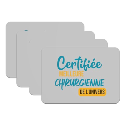 Set de table caoutchouc grand format gris pour protéger la table des taches - 2