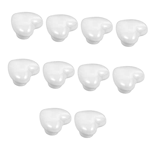 BAZEITFLOW 10Piezas Perillas de Cajón de Cerámica Forma de Decorativos Armarios y Muebles Cocina y Habitación Infantil Color