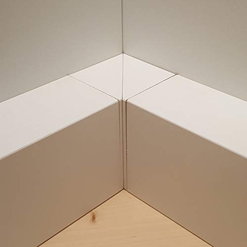 Angolo interno | Angolo interno adatto per copertura tubo di riscaldamento 96 x 64 mm 721.9664.31