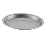 Aspect luxueux : avec son look sophistiqué, ce plateau rehausse l'atmosphère du dîner, le rendant idéal pour les occasions formelles, assiette de collation de fête, plateau en métal