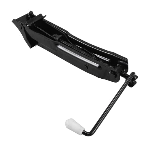 LALADEFIEE Sollevatore Auto Manuale Z Manovella in Acciaio Robusto Cric Portatile per Veicoli Vari Sollevamento Facile e Stabile per Cambio Gomme e Manutenzione