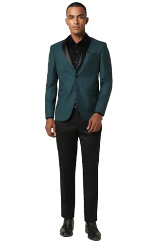 Image of Allen Solly Men's Polyester Blend Two Piece Business Suit Pants Set