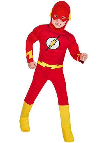 Disfraz infantil del pecho del músculo del flash (6-8 años)