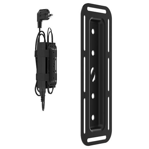 HumanCentric Universal Small Mounting Bracket Compatible with Small Devices, Modems, Power Blocks, Mount on The Wall or Under Your Desk, Vertically or Horizontally