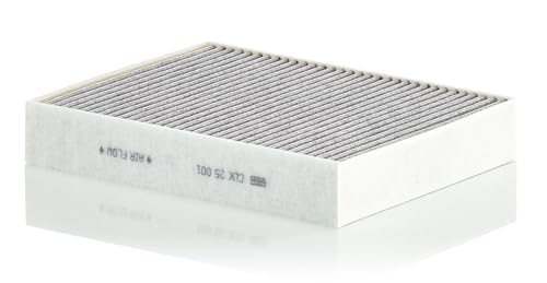 MANN-FILTER CUK 25 001 Cabin Air Filter - Pollen Filter with Activated Carbon - for Cars + Transporters