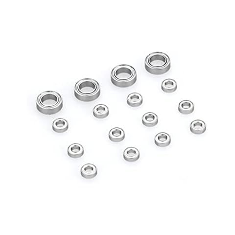 Oikabio 16PCS Steel Bearing 3X6X2mm 6X10X3mm for WPL C14 C24 B36 MN D90 MN-90 MN99S RC Car Spare Parts Upgrade Accessories Cover
