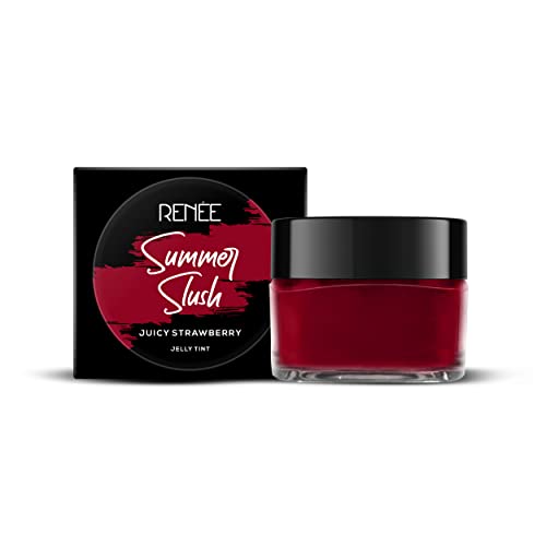RENEE Summer Slush Jelly Tint Juicy Strawberry 13gm| For Lips & Cheeks| Enriched with Natural Fruit Extracts| Keeps Lips Soft & Hydrated| Cruelty Free - Image 2