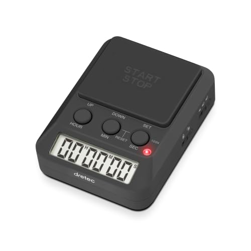 dretec Learning Timer, for Studying, Large Button, Count...