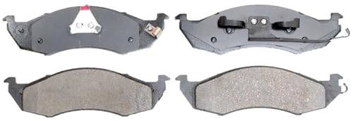 ACDelco Silver 14D576C (19286048) Ceramic Front Disc Brake Pad Set with Wear Sensor