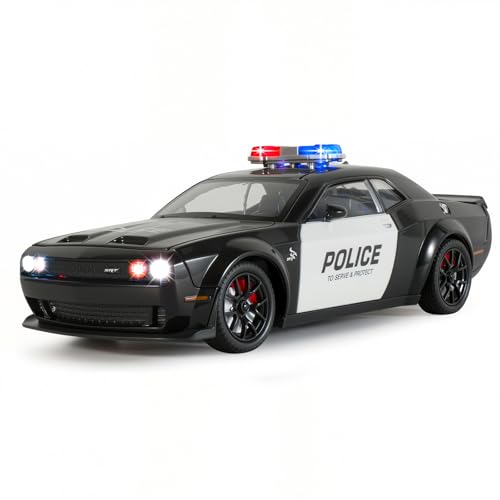 Carro Policía Modelo Hellcat Escala 1:24 para Niños 3-5 Años miniatura 1