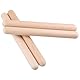 CHUENHEI 20 Stück Klanghölzer 20 x 2 cm, Klangstäbe Holz Klangholz Instrument Rhythmusstöcke Set, Rhythmus Sticks für Anfängers, Profis und Gruppenauftritte